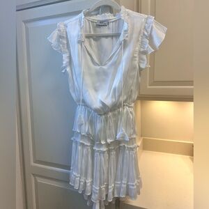 White ruffle dress reset by Jane Size S